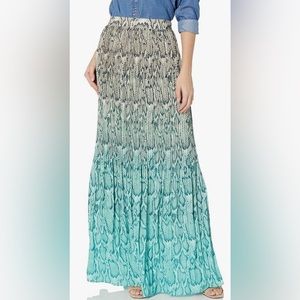 COPY - AFRM Rocco Ombré Snake Print Maxi Skirt